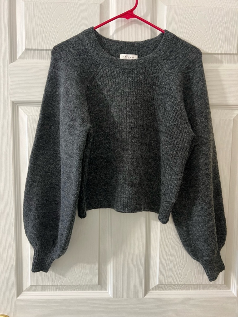 Cozy Charcoal Crewneck Sweater